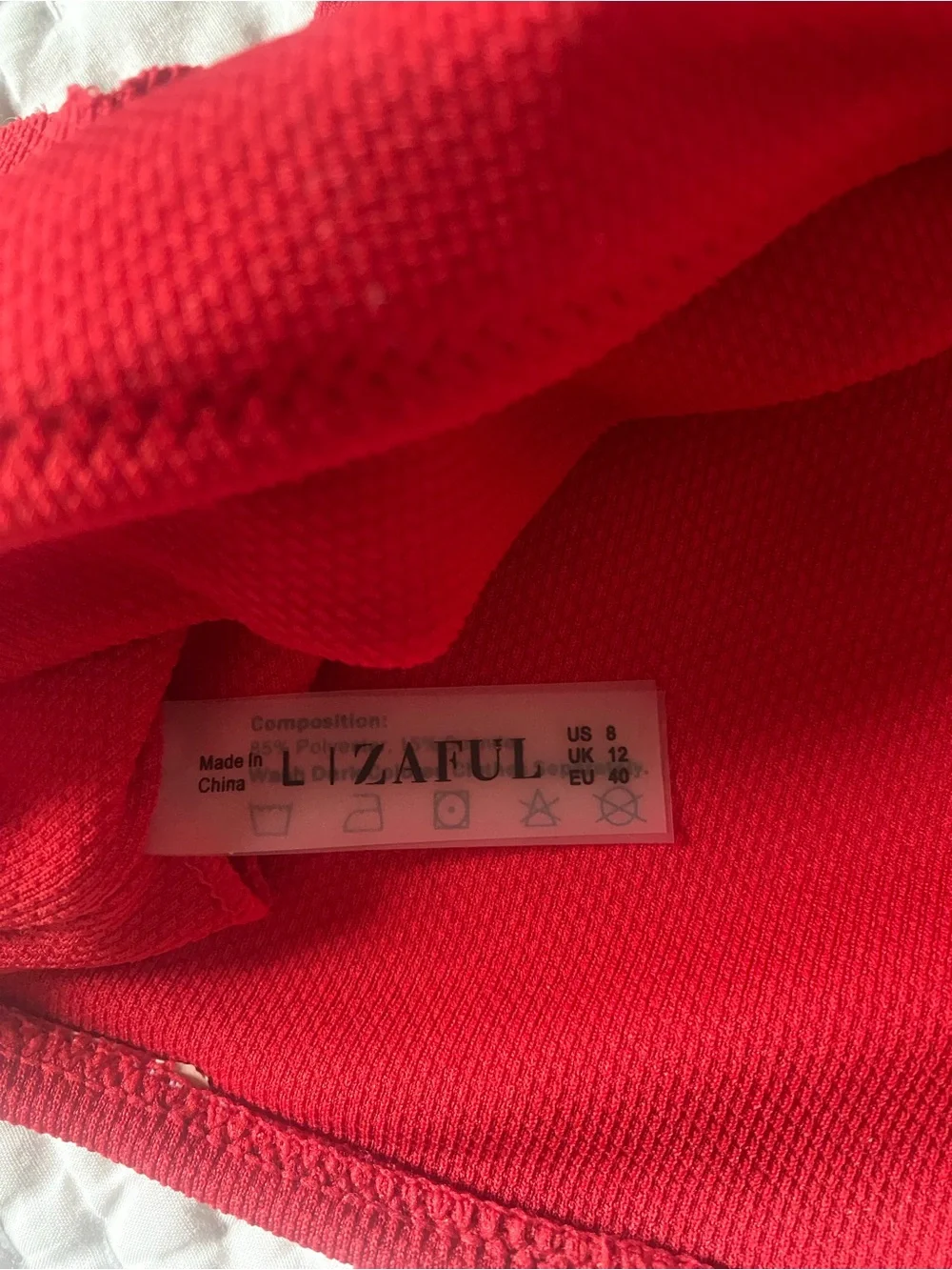 Zaful cherry red
